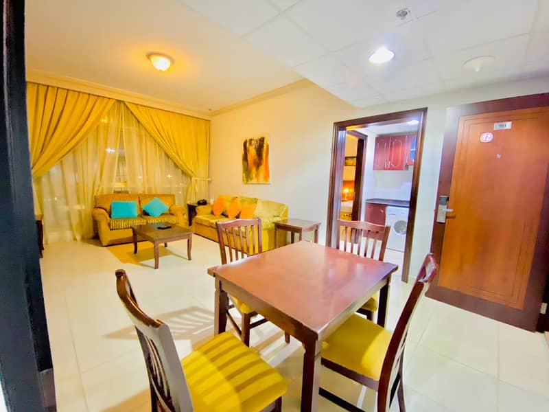 Fully Furnished 02 Master Bedrooms Apartment With Gym & Pool 60,000/Yearly.