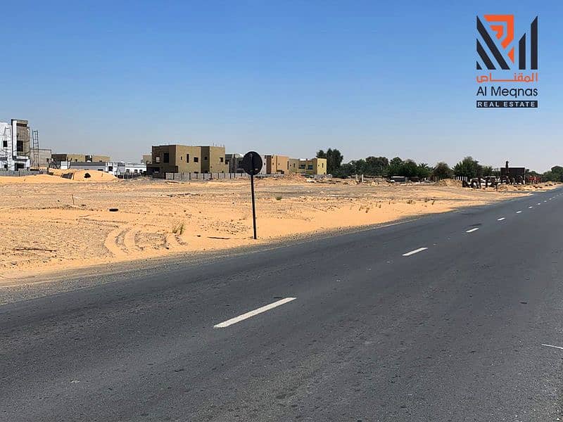 A unique investment opportunity - residential and commercial lands for sale in Al Zahia area - on a main street - freehold - free of fees