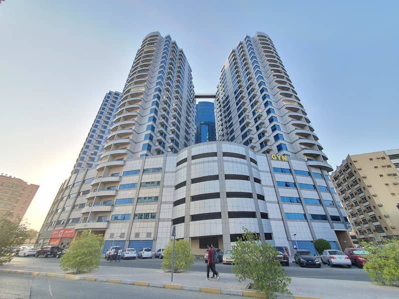 Furnished Studio for Rent in Falcon Towers in Ajman Downtown.