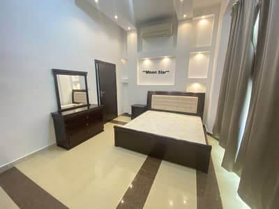 1 Bedroom Flat for Rent in Khalifa City A, Abu Dhabi - Fully Furnished 1 Bedroom, Monthly 4800, Separate kitchen All Appliances, Jacuzzi Tub  Washroom  KCA