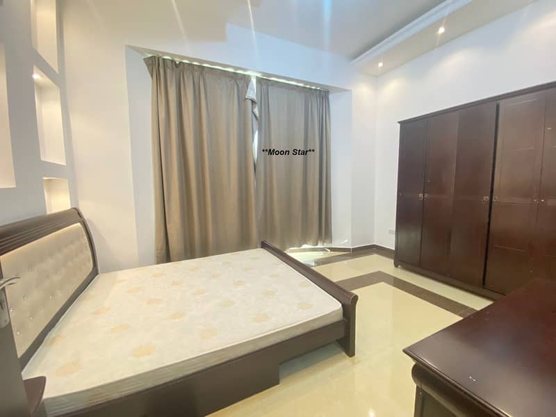 Fully Furnished 1 Bedroom, Monthly 4800, Separate kitchen All Appliances, Jacuzzi Tub Washroom KCA