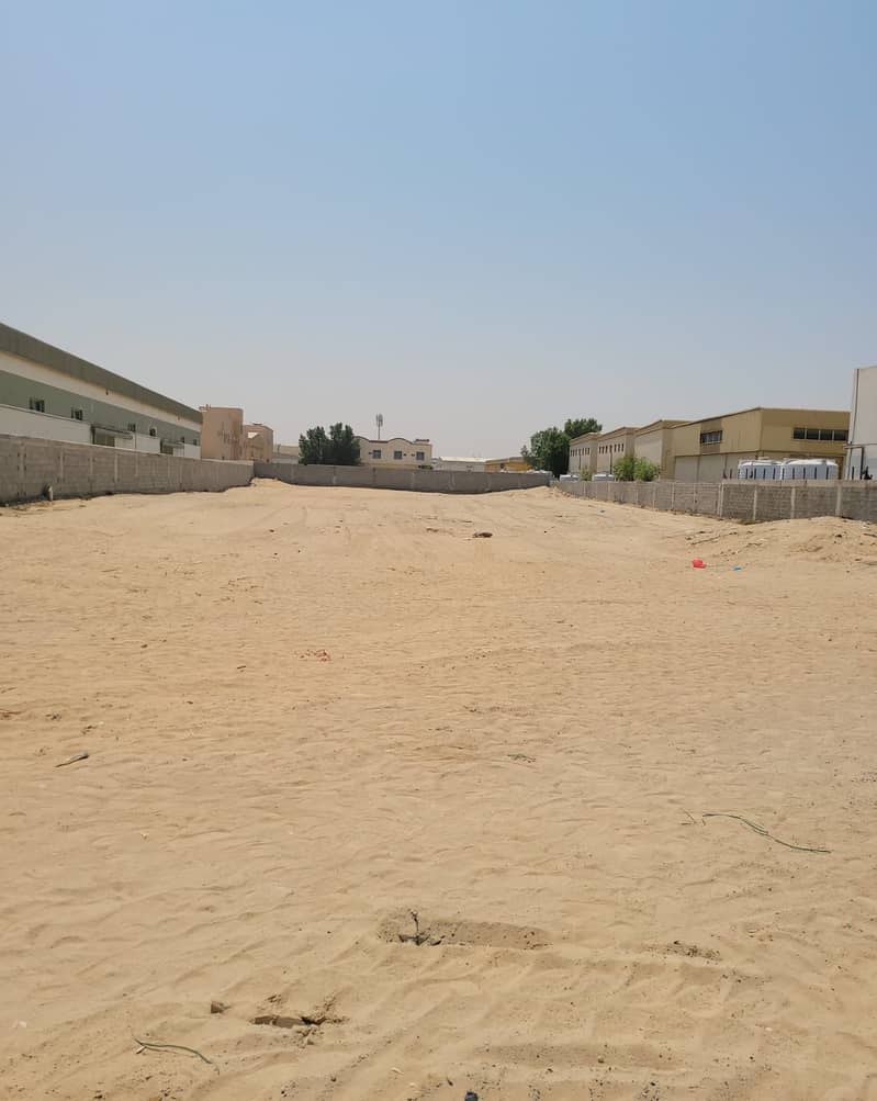 Land For Sale in Ajman industrial area good location 40,000 sqft.