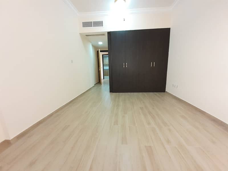 wooden 1br with Balcony Wardrobes Master room one month & parking free