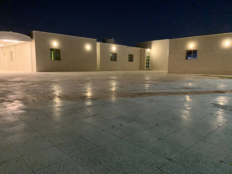 Villa for sale in Sharjah Al-Khuzamiya for citizens only, ground floor 8 ro