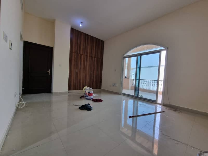 Hott offer charming studio big hall full Separate kitchen and washroom with balcony available in Khalifa city A