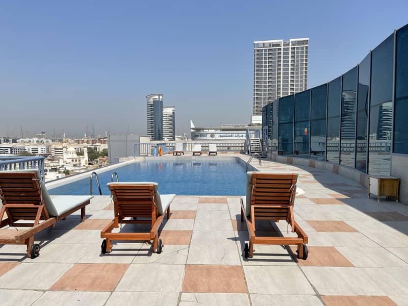 位于迪拜湾，阿尔曼霍尔街区，贾迈勒-阿尔古拉伊尔大楼 的公寓 37000 AED - 3537339