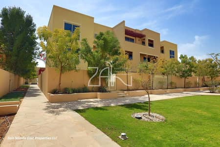 3 Bedroom Townhouse for Sale in Al Raha Gardens, Abu Dhabi - Best Deal Vacant Single Row 3 BR Great Location
