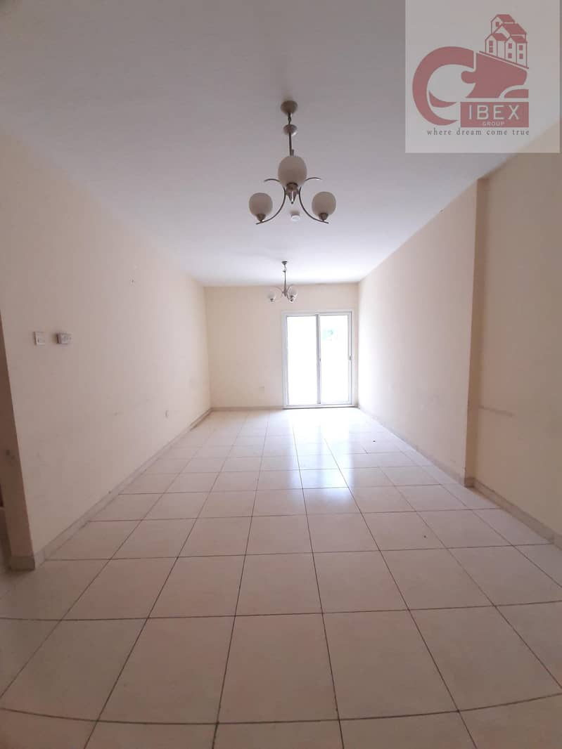 Opp Sahara 1 month free Spacious 1bhk with balcony+2 bathrooms+gym+pool just in 25k in Al nahda sharjah