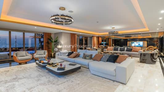 5 Bedroom Villa for Sale in Palm Jumeirah, Dubai - Designer Home | Sea and Sunset View | VOT