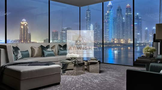 4 Bedroom Penthouse for Sale in Palm Jumeirah, Dubai - Premium Pent House | Beach Front View | Elicyon Design
