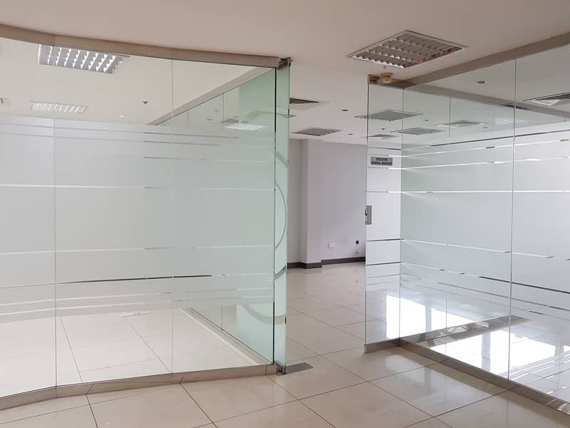 GLASS PARTITIONED OFFICE