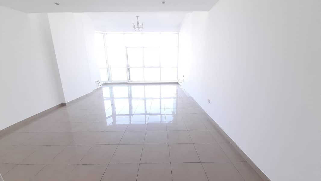 Very Huge 2bhk Full open View Rent just 62k with All Facilities free in Al Mamzar Dubai