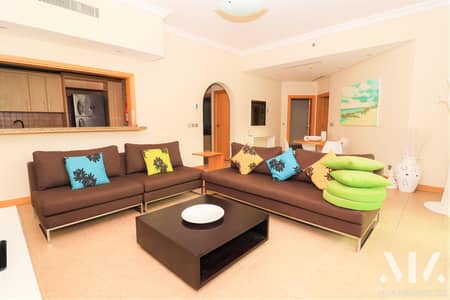 2 Bedroom Flat for Rent in Palm Jumeirah, Dubai - Beach Side Chiller Free Vacant Ready to Move In