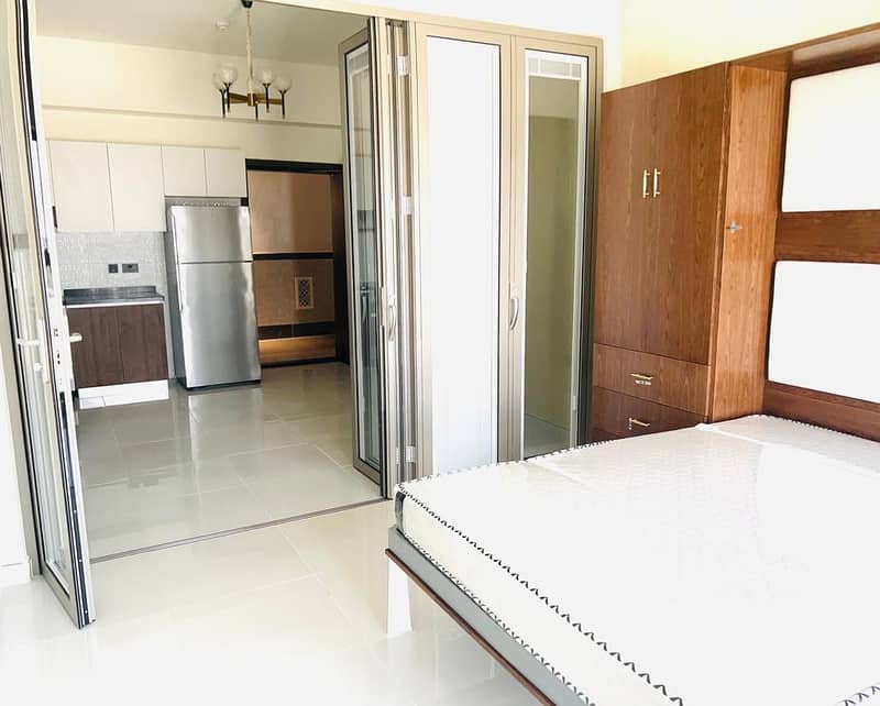 1BHK SEMI FURNISHED FOR RENT IN LAWNZ BY DANUBE, INTERNATIONAL CITY.
