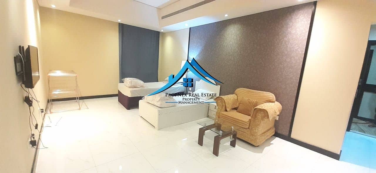 Hot Offer| Furnished Studio With Water Electricity & Wifi Including In Madinat Zayed