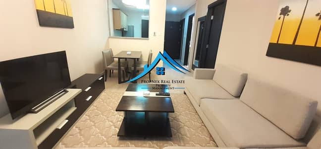 1 Bedroom Apartment for Rent in Hamdan Street, Abu Dhabi - Furnished 1 Bedroom Apartment With ADDC