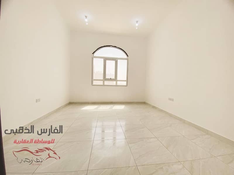 very amazing apartment 1BHK with 2 bathrooms new villa in the city of Al Shamkha 1 for monthly rent