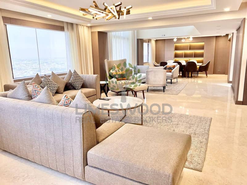 Stunning Luxurious 3BR Penthouse in Corniche Deira