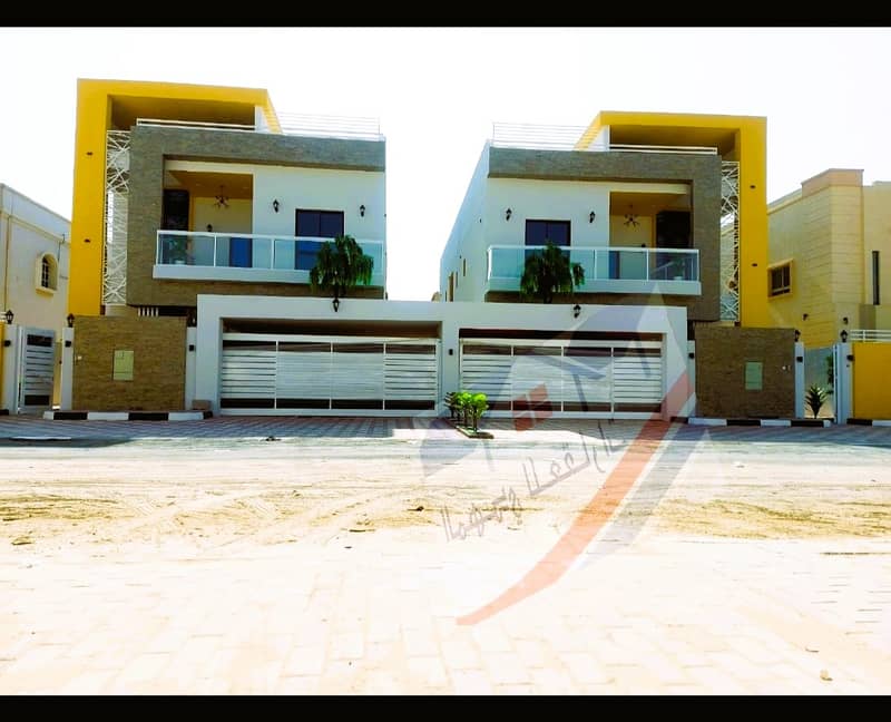 The most luxurious residential villas in Ajman, directly near Sheikh Ammar Street, the finest residential sites, freehold