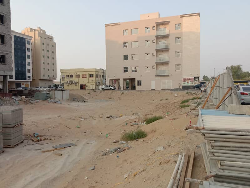 For sale residential commercial land on the street in the Hamidiya area, permit G+6, freehold