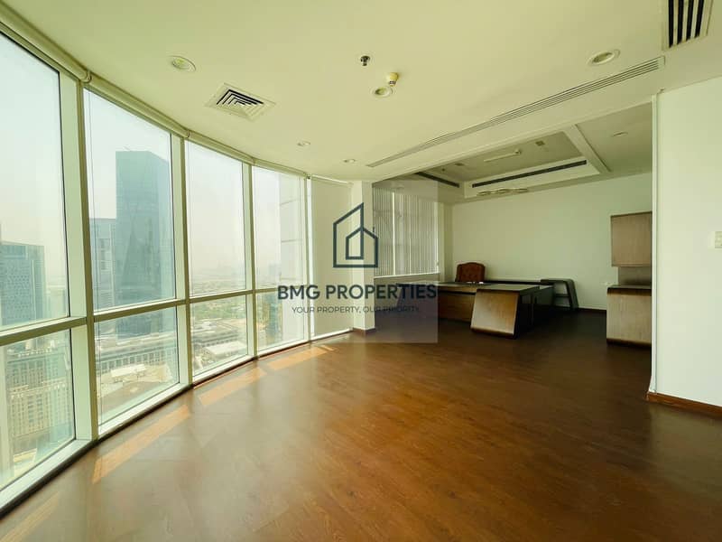 Prestigious fitted office | Sheikh Zayed Road | Chiller free