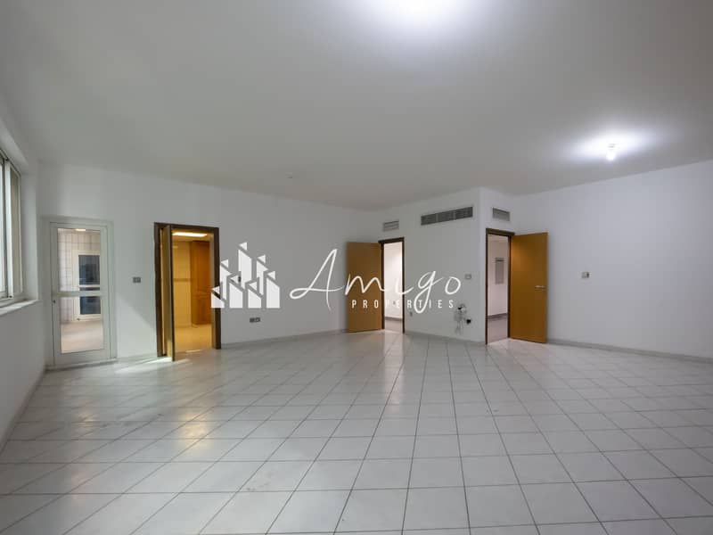 Bright & Wide | 3 BR Apt. with balcony inside the City