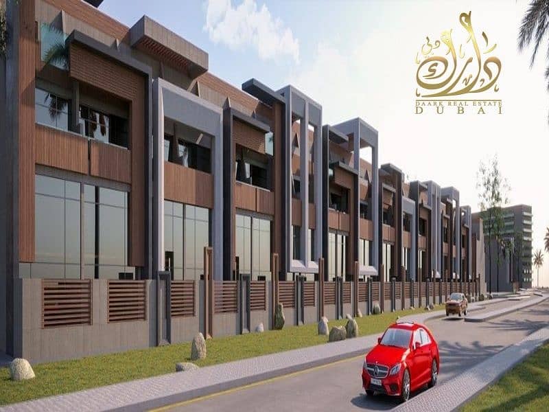 Townhouse for sale at the lowest price in Dubai and installments from the developer