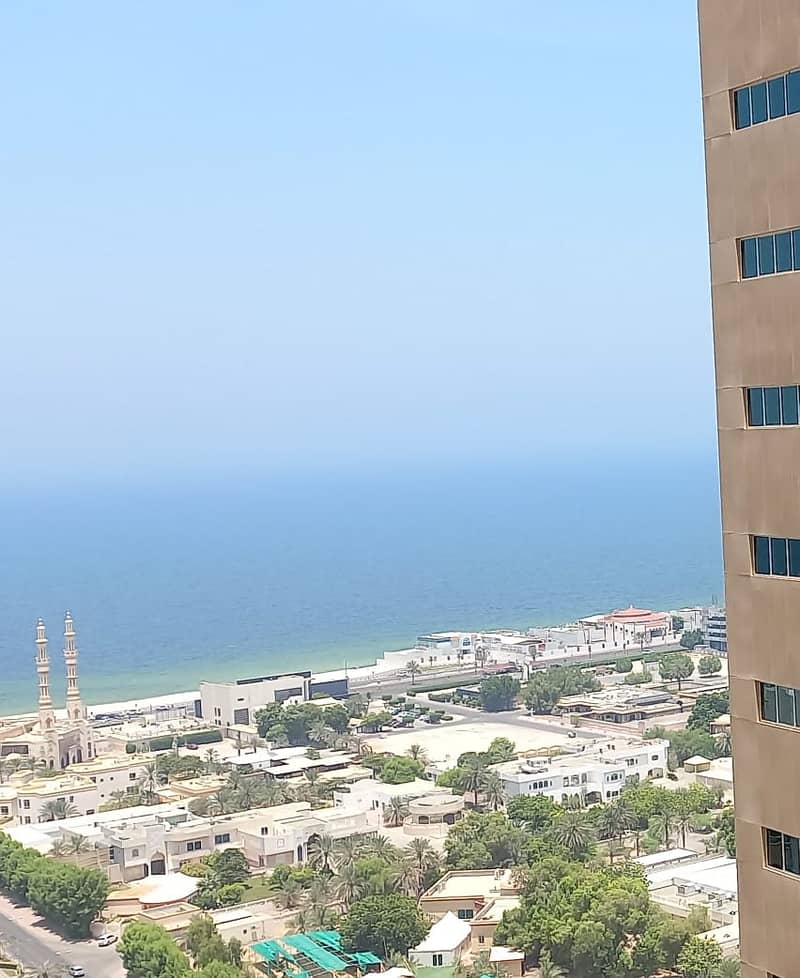 Partial Sea View Spacious  Two Bed Room For Rent In Ajman One Towers With Parking