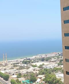 Partial Sea View Spacious Two Bed Room For Rent In Ajman One Towers With Parking