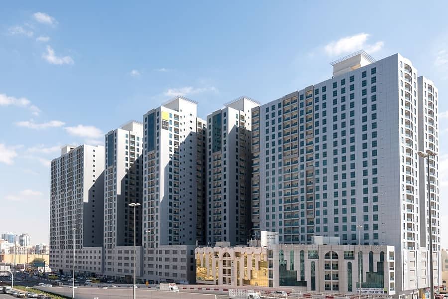 Chiller Free Spacious 2 Bhk with Balcony and Parking for Rent in City Towers Ajman. . . .