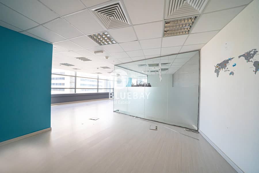 1, 719 sq. ft. | Fitted Office w/ Partitions in Media City