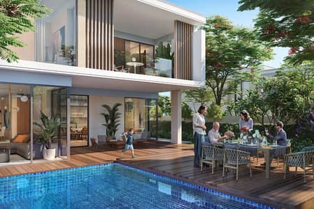 5 Bedroom Villa for Sale in Tilal Al Ghaf, Dubai - Harmony Villas Upgraded | High End Finishing | Near Crystal Lagoon