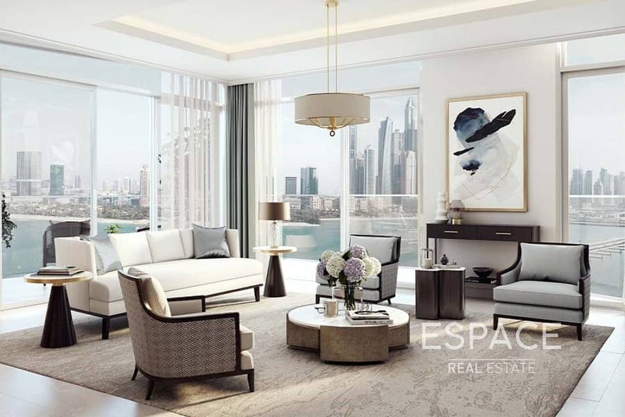 位于迪拜港，艾玛尔海滨社区，皇宫海滩公寓 1 卧室的公寓 2400000 AED - 6338046
