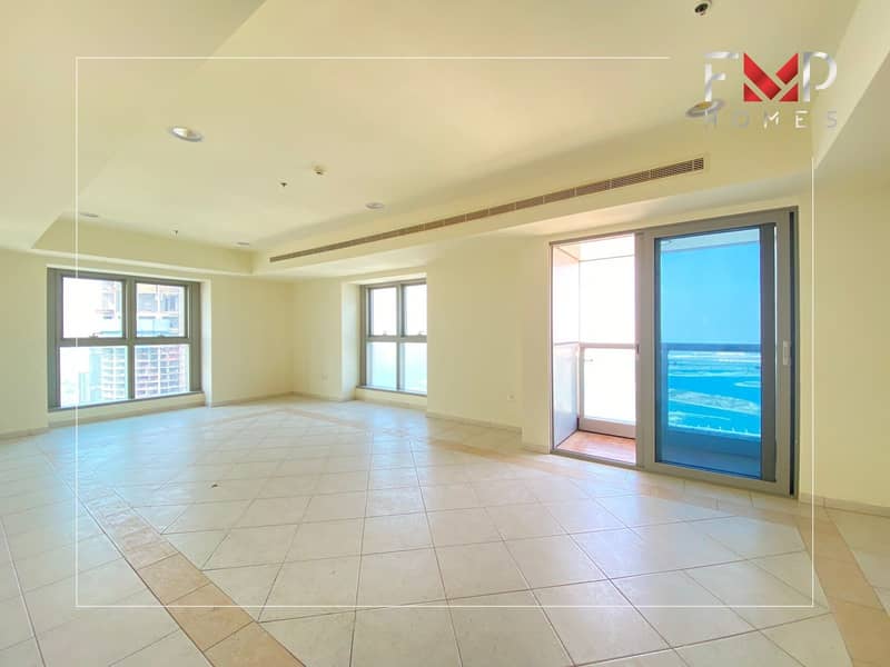Palm and sea Views | High floor | 3 BR +Maids Room