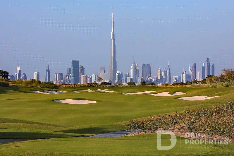 Golf Course View | Front Long Golf with Burj View