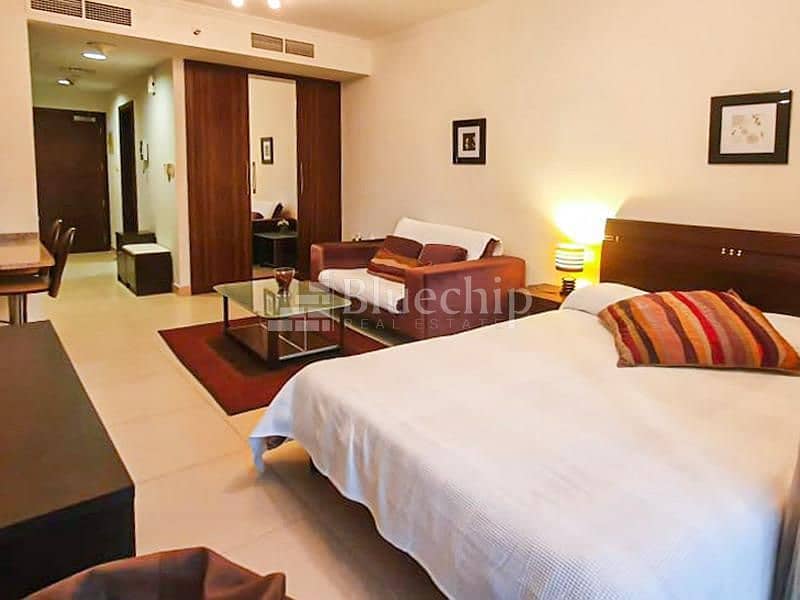 Fully Furnished Spacious Studio I High Floor