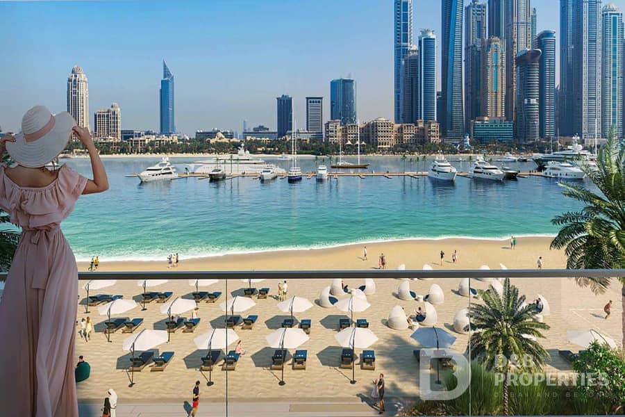 位于迪拜港，艾玛尔海滨社区，皇宫海滩公寓 3 卧室的公寓 7184000 AED - 5799237