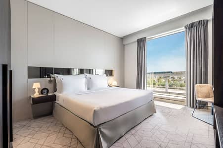 1 Bedroom Hotel Apartment for Rent in Dubai Airport Freezone (DAFZA), Dubai - Master's Bedroom