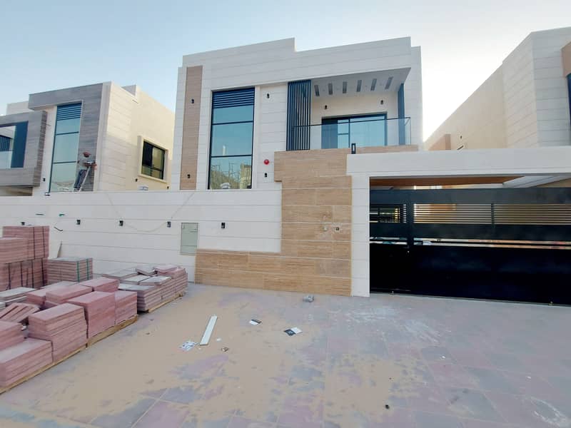 Without down payment and at a snapshot price for sale, a modern European-style villa, one of the most luxurious villas, in the Al-Yasmeen area, opposi