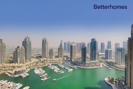 2 Bedroom Apartment for Rent in Dubai Marina, Dubai - Full Marina View  | Fully Furnished | Chiller Free