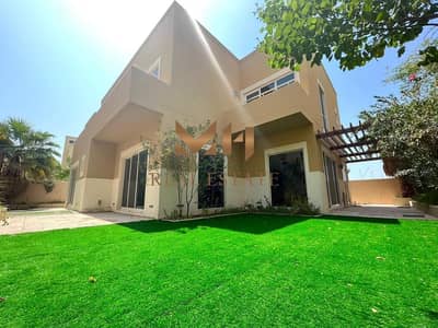 4 Bedroom Villa for Rent in Al Raha Gardens, Abu Dhabi - Private Garden | Maids + Study | Vacant