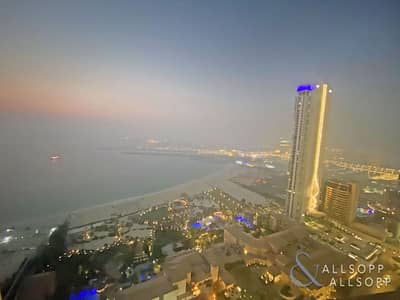 2 Bedroom Apartment for Rent in Jumeirah Beach Residence (JBR), Dubai - Two Bedroom + Maids | Upgraded | Sea Views