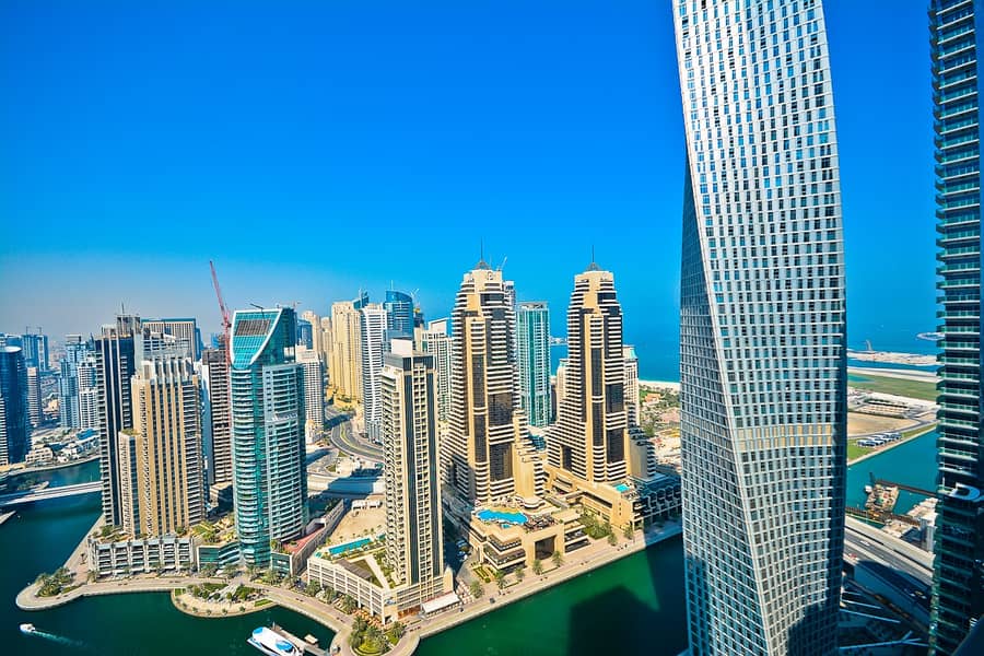 位于迪拜码头，滨海之门，滨海之门2号 1 卧室的公寓 160000 AED - 6346152