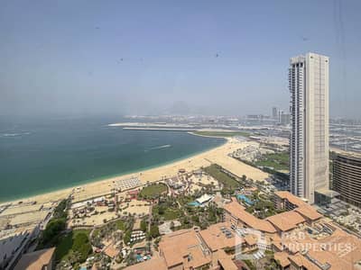 2 Bedroom Flat for Rent in Jumeirah Beach Residence (JBR), Dubai - Upgraded I Panoramic Sea View I Maids room