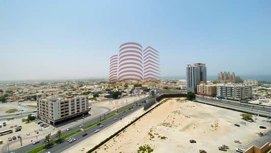 1 Bedroom Apartment for Rent in Al Sawan, Ajman - 1 bhk full open view sea view and city view with parking in ajman one tower