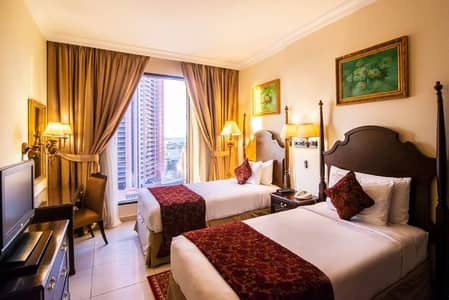 شقة فندقية 2 غرفة نوم للايجار في شارع الشيخ زايد، دبي - شقة فندقية في شارع الشيخ زايد 2 غرف 12000 درهم - 6037492
