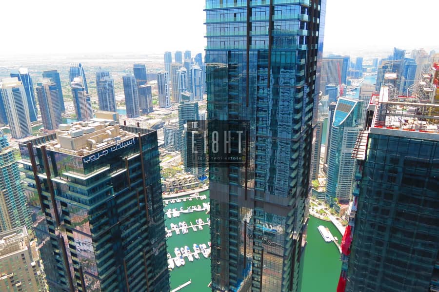 2 Br with Breathtaking Marina view on high floor