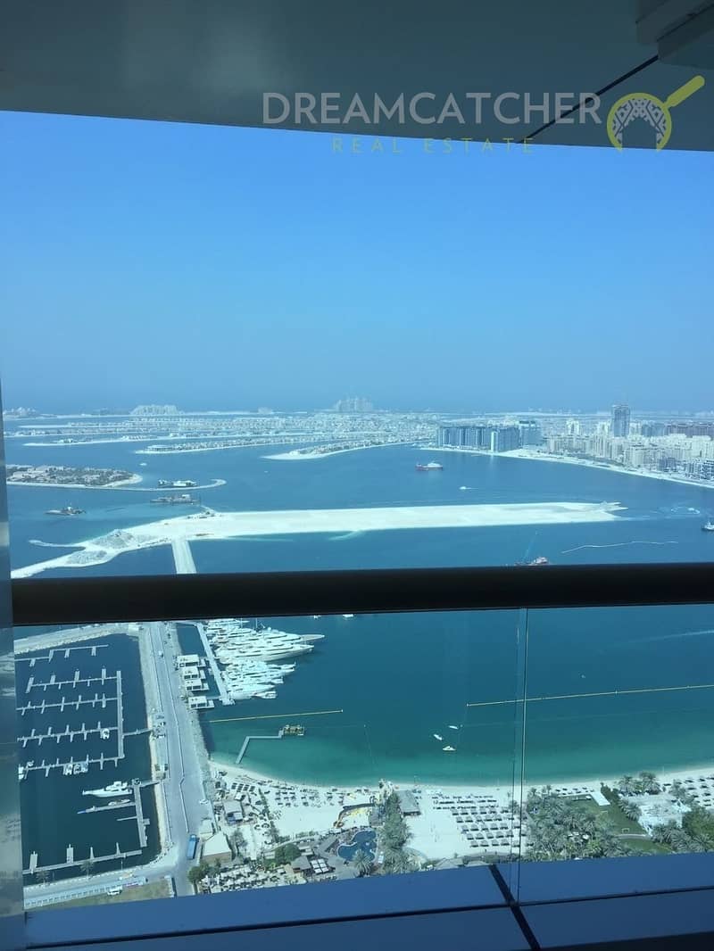 Stunning sea and Palm Jumeirah view 1BR