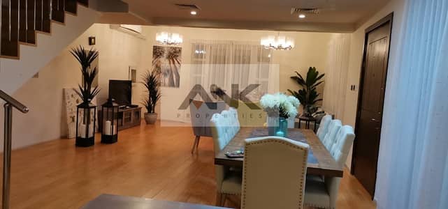 4 Bedroom Villa for Rent in Jumeirah Village Circle (JVC), Dubai - JVC | Best Deal | Fully Furnished 4BR With Maid\'s Room | Private Garden