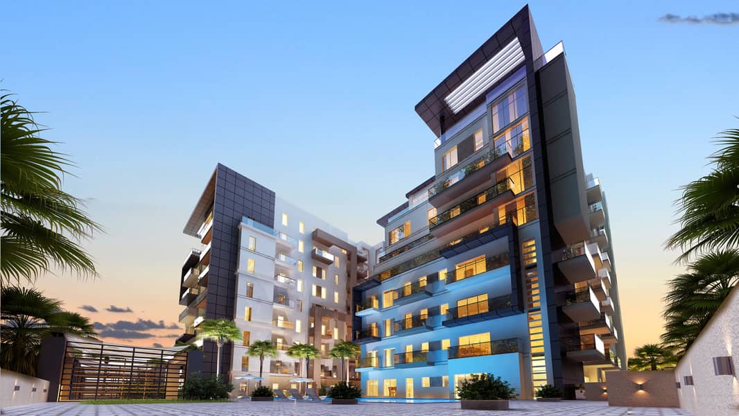 位于迪拜南部街区，居住区，特诺拉综合公寓 1 卧室的公寓 705000 AED - 6350443